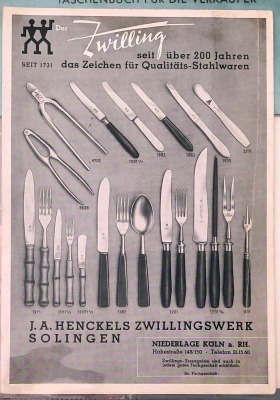 Lot of J.A. Henckels Zwilling's Catalogs all In German - 7