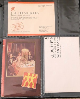 Lot of J.A. Henckels Zwilling's Catalogs all In German - 9