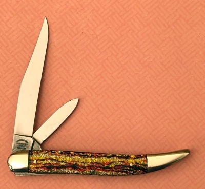 Fight'n Rooster Christmas Tree Two Blade Texas Toothpick - 2