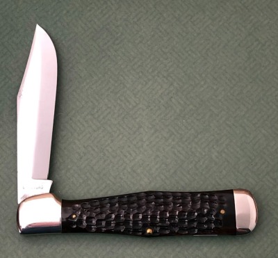 Case XX 1940-65 Bone Coke Bottle Folding Hunter - 2