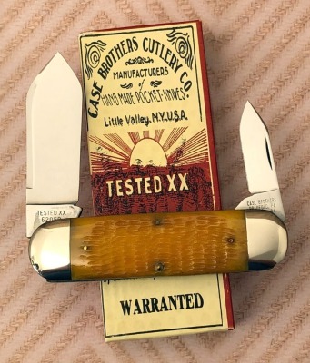 Case Classic Yellow Bone 62050 Elephant Toenail 1994 - 2