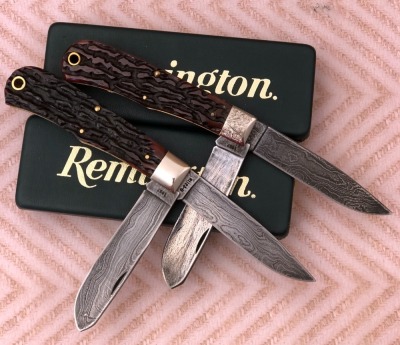 Pair of Remington R1123-D Damascus Bullet Knives - 2