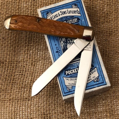Case Classic W. R. Case 62007 1/2 Bone Mini Trapper - 2