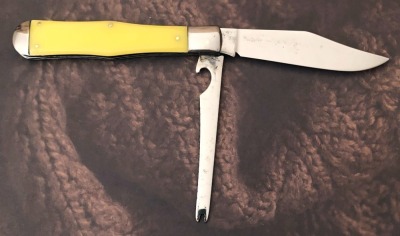 Parisbead Chicago Yellow Handle Coke Bottle Folding Hunter - 2