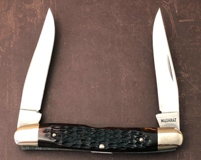 Case 70's 8 Dot Bone Muskrat - 2