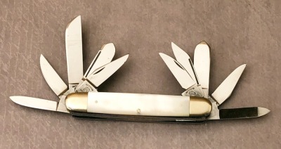 Fight'n Rooster 10 Blade Pearl Equal End - 2