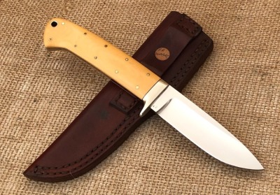Fred E. Weber Scrimmed Micarta Drop Point - 2