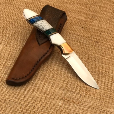 Kelgin Stone Handle Drop Point - 2