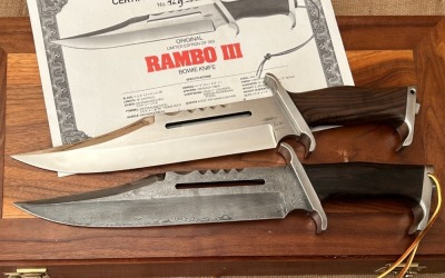 Original Set of Hibben Handmade Rambo III Bowies - 2