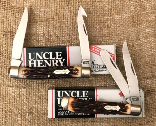 Pair of Schrade USA Uncle Henry