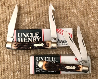 Pair of Schrade USA Uncle Henry