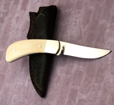 Wayne Hensley White Bone Drop Point - 2