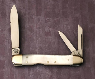 Fight'n Rooster Pearl Whittler Lockback - 2