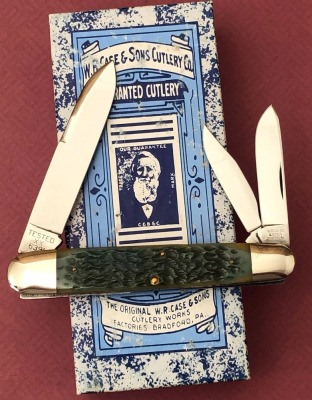 Case Classic MB6391 Moss Green Bone Whittler - 2