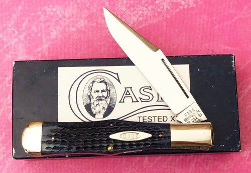 Case Classic 61050 Coke Bottle Blue Bone Folding Hunter