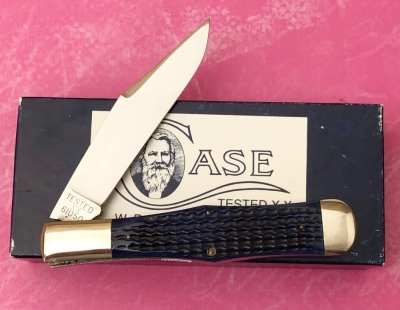 Case Classic 61050 Coke Bottle Blue Bone Folding Hunter - 2
