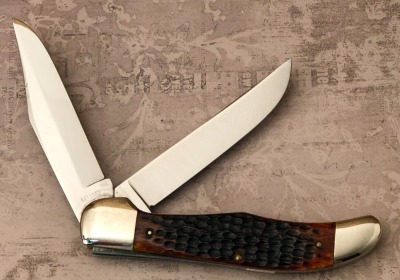Case USA 6265SAB Bone Two Blade Folding Hunter - 2