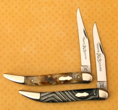 Pair of Fight'n Rooster Texas Toothpicks