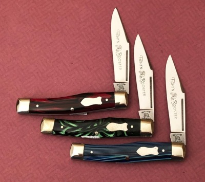 Trio of Fight'n Rooster Stockman Gunstocks