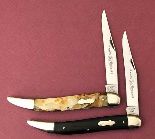 Pair of Fight'n Rooster Texas Toothpicks