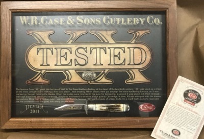 Case 2011 Authorized Dealer Knife; Stag Cheetah