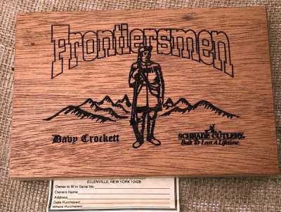 Schrade Usa Scrimshaw Davy Crockett Trapper - 2