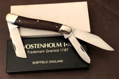 I*XL Schrade Wostenholm Wood Three Blade - 2