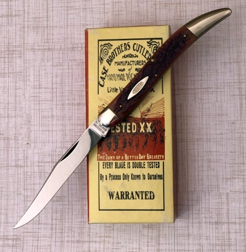 Case Classic 61098SAB Bone Handle Texas Toothpick