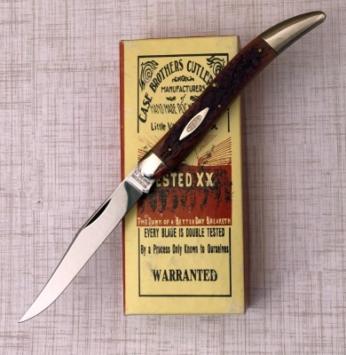 Case Classic 61098SAB Bone Handle Texas Toothpick