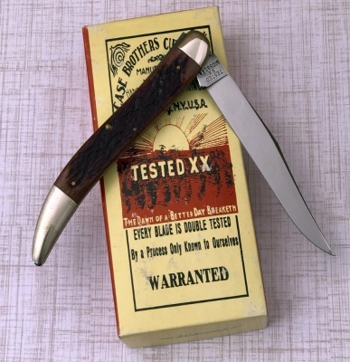 Case Classic 61098SAB Bone Handle Texas Toothpick - 2