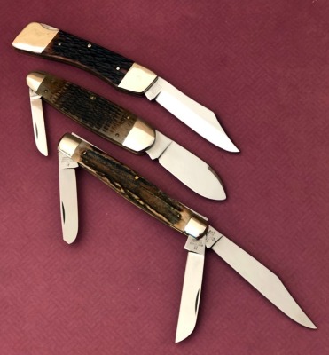 Case, Hen & Rooster and Kissing Crane NKCA knives - 2