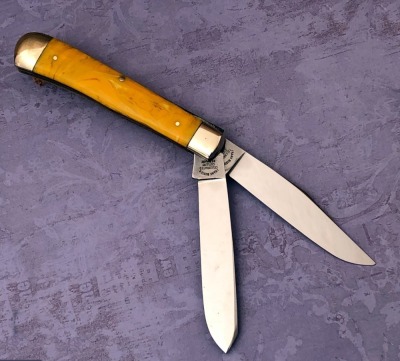Fight'n Rooster Etched Trapper - 2