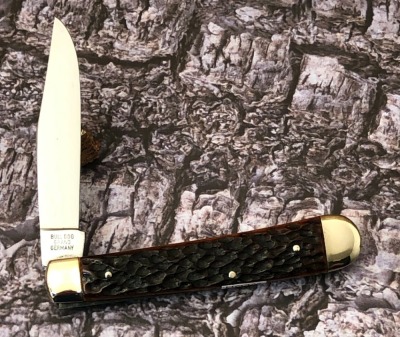Bulldog Brand Bone Coon Hound Single Blade Folder - 2