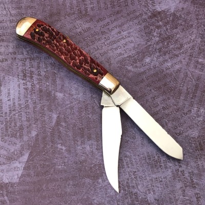 Colonel Coon Collectors Club Red Pick bone Trapper - 2