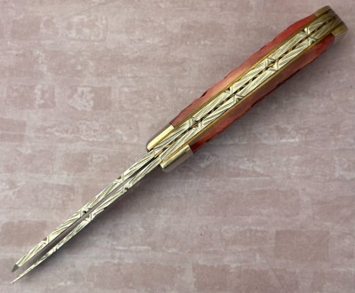 Colonel Coon Collectors Club Red Pick bone Trapper - 3