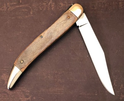 Colonel Coon/Old Cut Smooth Brown Bone Toothpick - 2