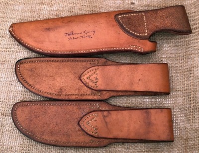 Three Flagler Leather Fixed Blade Sheaths - 2