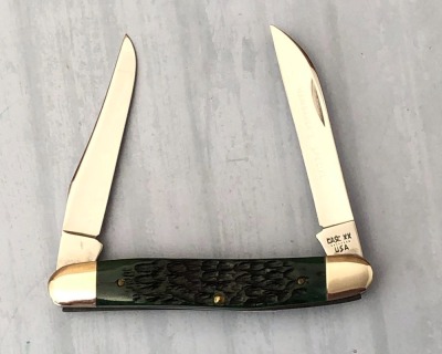 Case Green Bone Hawbaker's Special Muskrat 1981 - 2