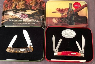 Two Case Canoe and Congress in Gift Tins
