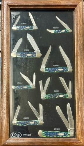 Case Pocket Worn 10th Anniversary 2006 Aquamarine Mint Set