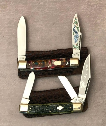 Pair of Bulldog Brand; Moose and a Stockman