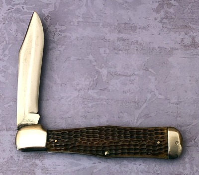 Case Tested XX Bone Coke Bottle Folding Hunter 061050SAB - 2