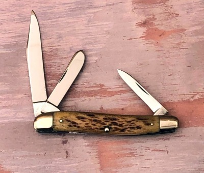 Case Tested Rogers Bone Stockman 63087 - 2