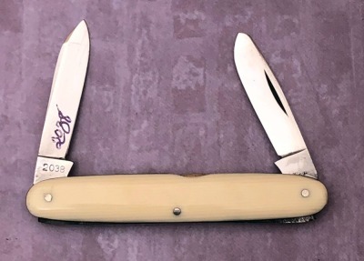 Ulster Imitation ivory Office Knife 2038 Salesman Sample - 2