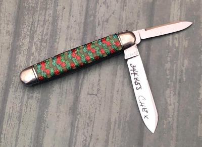 Ulster Knife Co Chex Equal End Salesman Sample 34485S - 2