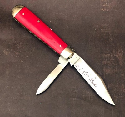Ulster Knife Co Red Swell End Jack Salesman Sample 2685 - 2