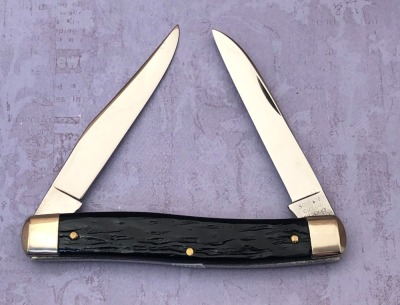 Schrade Cut Co Walden Rough Black Hawbaker's style Muskrat - 2