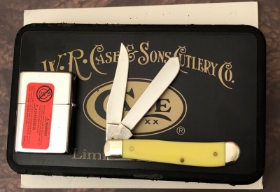 Case Limited Edition 3207 Mini Trapper and Zippo Lighter - 2