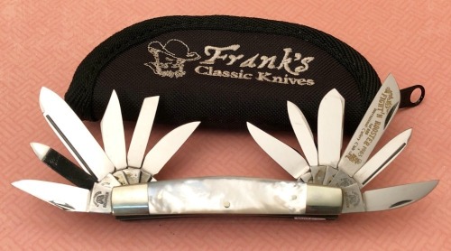 Fight'n Rooster International Cutlery Club 1985 12 Blade Pearl Congress