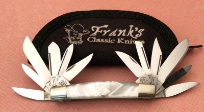 Fight'n Rooster International Cutlery Club 1985 12 Blade Pearl Congress - 2
